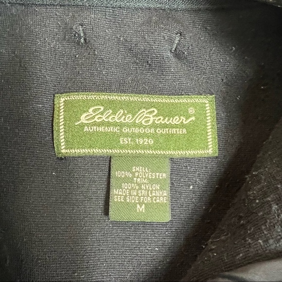 EDDIE BAUER Thick / Heavy Navy Blue Coat Size Med--Weatheredge Technology - Picture 4 of 4